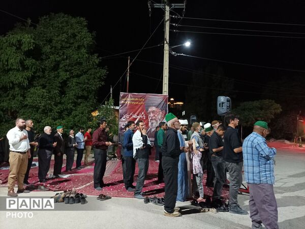 قرائت قرآن کریم در حسینیه شهدای شهر بار