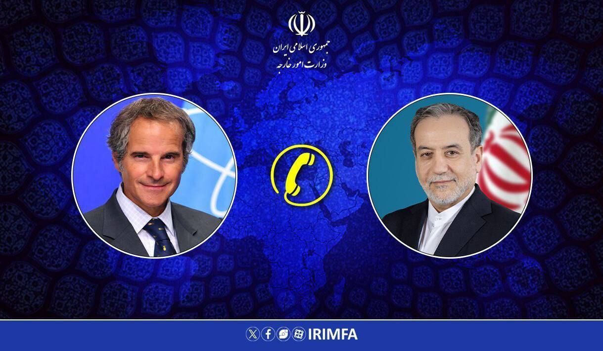 تاکید عراقچی و گروسی بر ادامه مذاکرات و دستیابی به تفاهمی پایدار