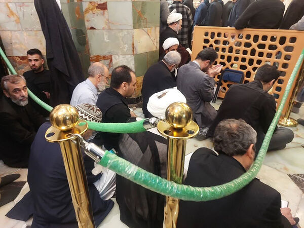 مراسم احیاء سومین شب قدر در حرم حضرت معصومه(س)
