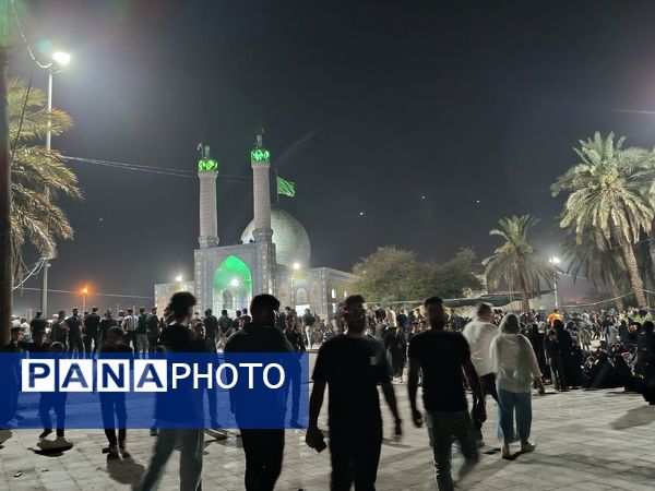 شام غریبان در امامزادگان سید محمد و سید نظام الدین شهرستان حاجی‌آباد