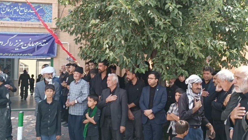 مراسم اربعین حسینی با حضور پرشور مردم باخرز برگزار شد