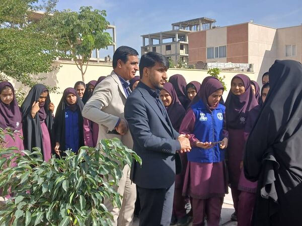 «زنگ صبر» در دبیرستان فرزانگان نور میناب