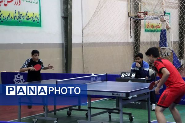  اختتامیه اولین روز از چهل و یکمین دوره مسابقات استانی تنیس روی میز در مهریز
