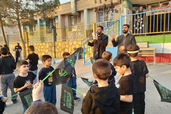 مراسم سوگواری حضرت فاطمه در دبستان هدایت ۲