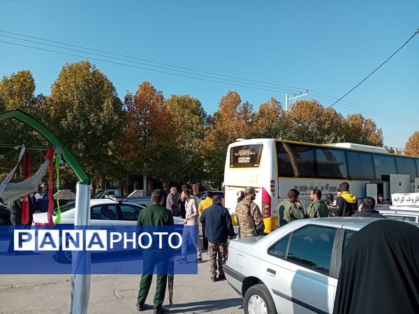 اعزام دانش‌آموزان دختر آشخانه به اردوی راهیان نور