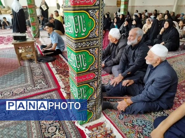 یادواره شهدای جنگ دوازده روزه در ده‌محسن