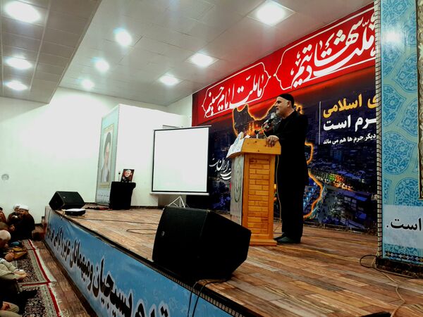 مراسم پنجمین سالگرد شهادت سردار سلیمانی در ناحیه سپاه سملقان