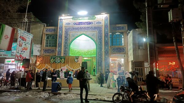 موکب پذیرایی مسجدالرضای نیشابور به‌مناسبت میلاد امام زمان (عج)