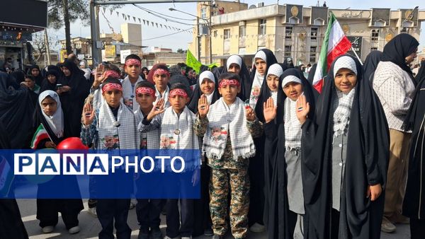 نمایش شکوه اقتدار مردم شهید پرور فیروزآباد 