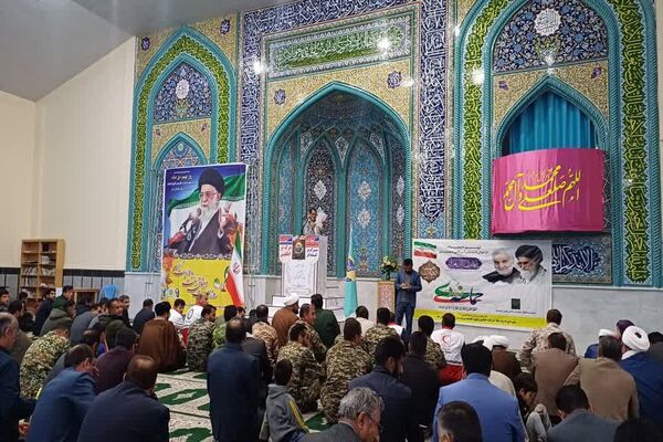 حضور پرشور دانش‌آموزان و فرهنگیان بخش دیشموک در گرامیداشت یوم‌الله 9 دی
