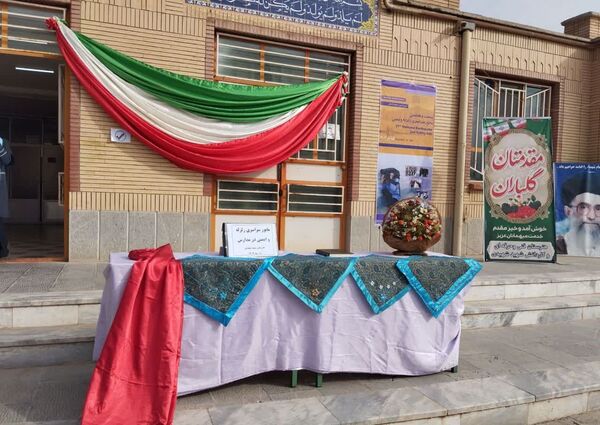 اجرای مانور زلزله در هنرستان شهید شهیدی خلیل آباد 