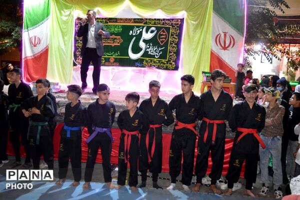 مهمانی بزرگ خیابانی عید سعید غدیر خم در فارسانِ 