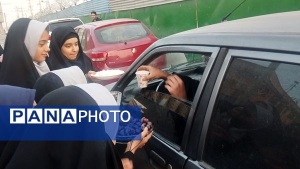 سالگرد شهادت سردار دل‌ها در مدرسه مهندس رحمان فرد ناحیه ۱ مشهد مقدس