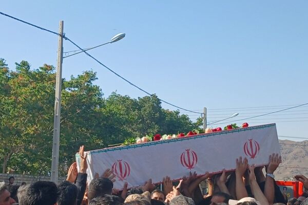 تشییع شهید قاسمی، شهید جنگ تحمیلی سوم