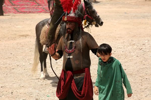 مراسم خیمه سوزی هیات «خیام الحسین» در قم
