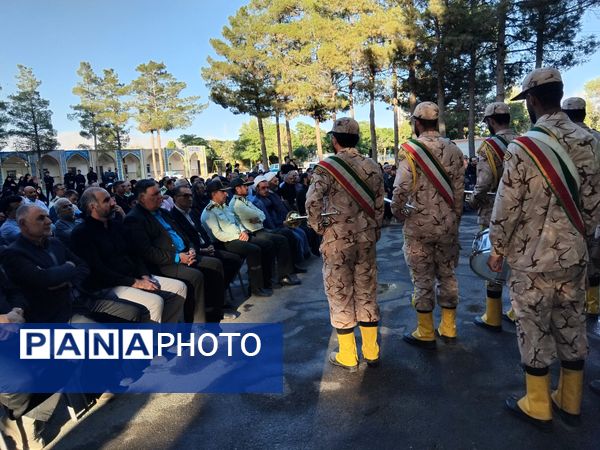 چهلم شهید امنیت هادی میر آبادی در بهشت فضل نیشابور 