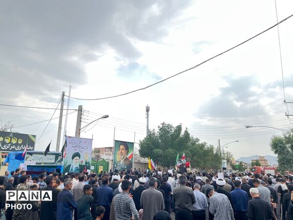 حضور حماسی قلعه گنج در روز قدس