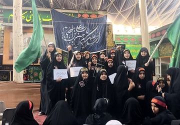 فرزندان عاشورایی در مواکب فرهنگی 