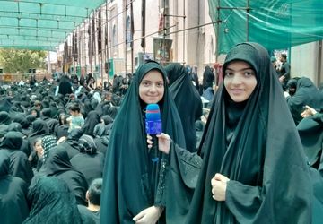 برگزاری مراسم تاسوعای حسینی در مسجد ابوالفضل شهر شهیدپرور کوشک 