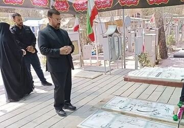 روایت خبرنگار پانا از شهدای جنگ 12 روزه با حضور در گلزار شهدا 
