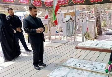 روایت خبرنگار پانا از شهدای جنگ 12 روزه با حضور در گلزار شهدا 