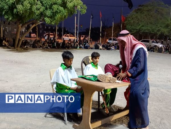 مراسم تعزیه‌‌‌خوانی دو طفلان زینب