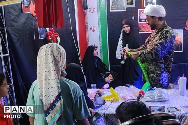 خدمت رسانی دانش‌آموزان و فرهنگیان دبیرستان تزکیه شهرری در موکب بسیج دانش آموزی 