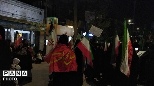 هشتاد و پنجمین شب از شب های مقاومت نیشابور در قاب پانا 