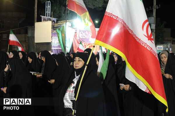 اقامه نماز استغاثه به امام زمان (ع) در میدان امام خمینی (ره )جاجرم