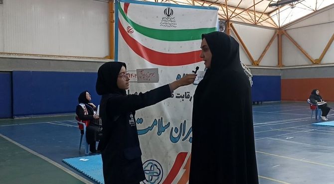 مسابقات سفیران سلامت ناحیه هفت مشهد