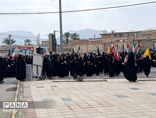 راهپیمایی روز قدس در شهر لطیفی لارستان
