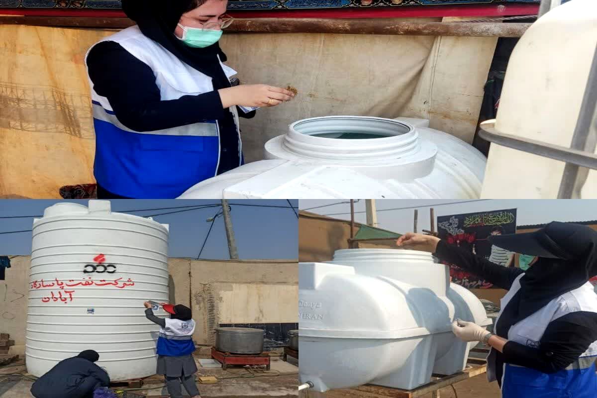 گندزدایی ۱۰ هزار مترمکعب آب در مرز شلمچه برای سلامت زائران