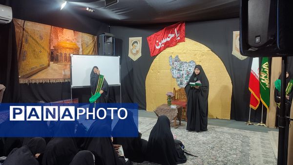 عزاداری نوجوانان بنت الهدی‌ در شب هشتم محرم
