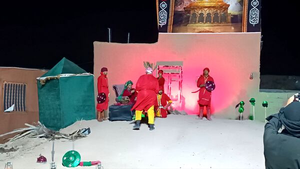 شام غریبان در  میدان منطقه سرولایت روستای سلطان آباد 