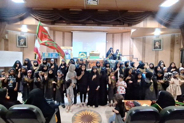 مراسم عزاداری دختران امام رضا (ع) ناحیه ۳ شیراز