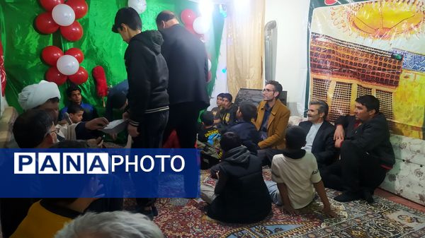 جشن میلاد طفل شش ماهه کربلا در هیئت علی‌اصغری فداف