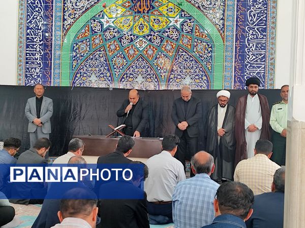 مراسم عزاداری شهادت رئیس جمهوری و هیات همراه در ایلام