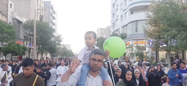راهپیمایی کیلومتری غدیر در نیشابور