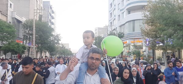 راهپیمایی کیلومتری غدیر در نیشابور
