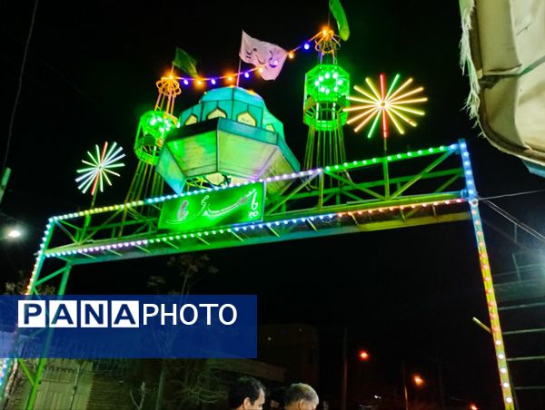 جشن ولادت حضرت مهدی (عج) در روستای فدافن