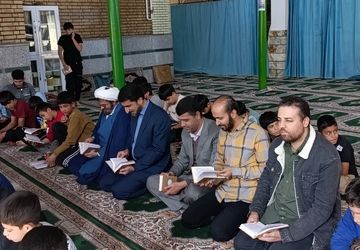 دیدار با معتکفین سفیددشت