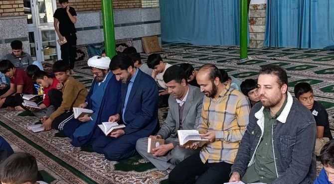 دیدار با معتکفین سفیددشت