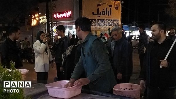 موکب مردمی شهید مصطفی صدر زاده میزبان عزاداران و مردم ولایت مدار نیشابور شد 