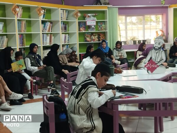فردوسی در قاب هنر کودکان فارسان