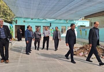 بازدید مدیران کل آموزش و پرورش و نوسازی مدارس استان اصفهان از اجرای طرح شهید عجمیان۲