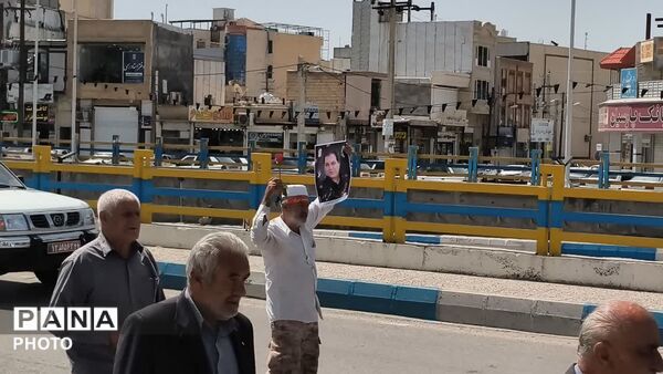 تشییع شهید والامقام حسین هاشم‌پور  در گچساران