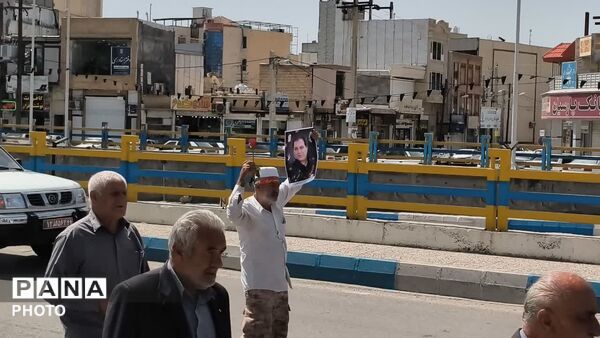 تشییع شهید والامقام حسین هاشم‌پور  در گچساران
