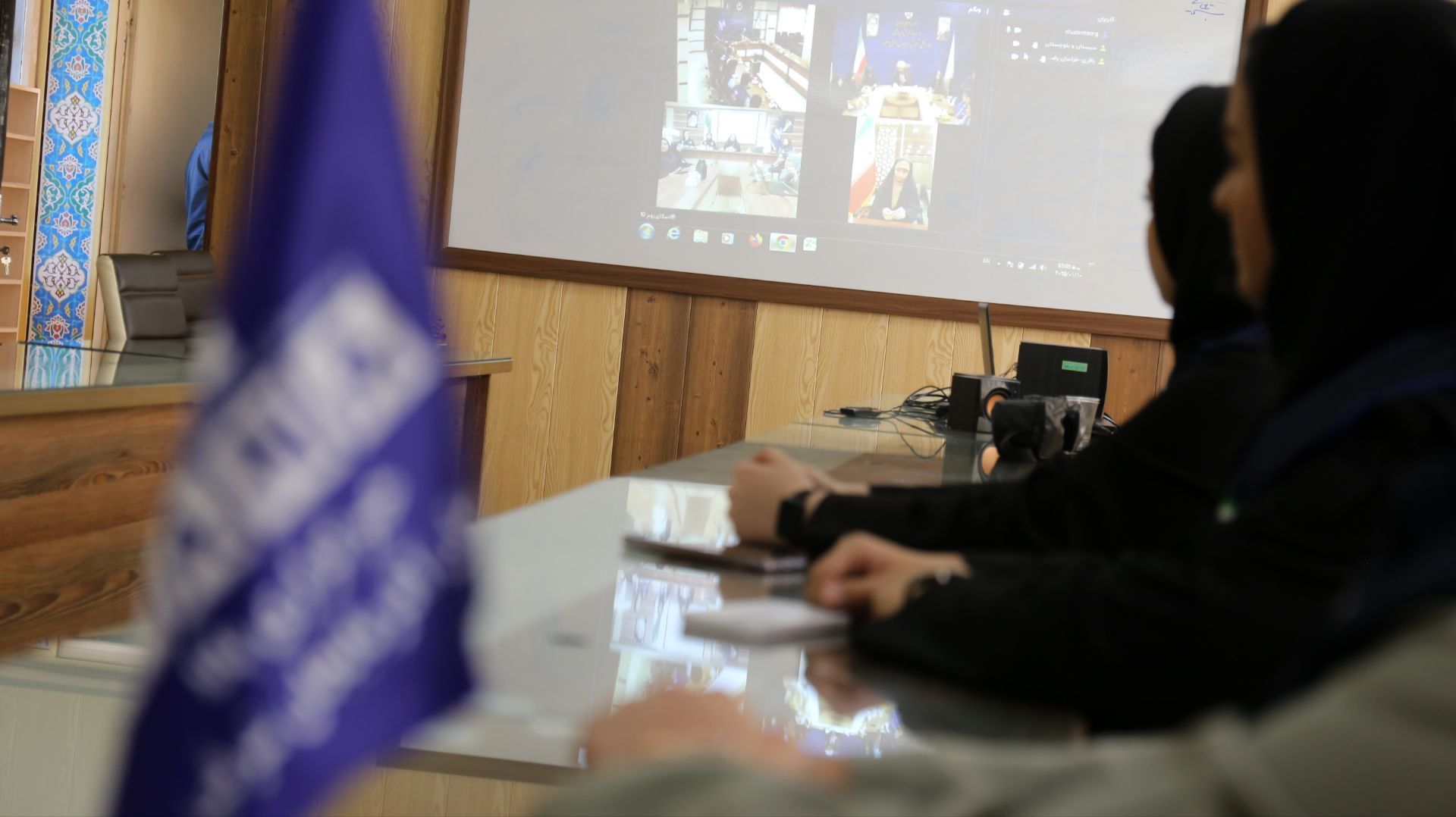 لحظاتی در نشست برخط دانش‌آموز خبرنگاران پانا آذربایجان شرقی با سخنگوی دولت