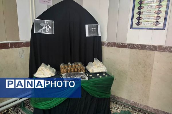 مراسم عزاداری شهادت حضرت فاطمه(س) در دبیرستان پویش دماوند 