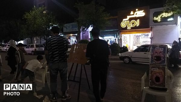 گذری بر موکب جبهه فرهنگیان نیشابور در هشتاد و هشتمین شب از اجتماعات مردمی 